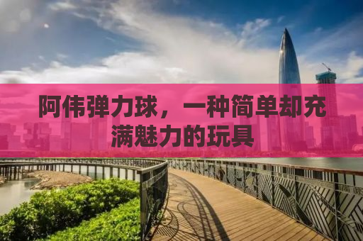 阿伟弹力球，一种简单却充满魅力的玩具